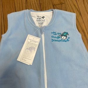 Magic Merlin Sleepsuit Walker blue micro fleece 12-18 months